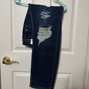 Judy Blue Midnight Distressed Straight leg Jeans New with tags. 11/30